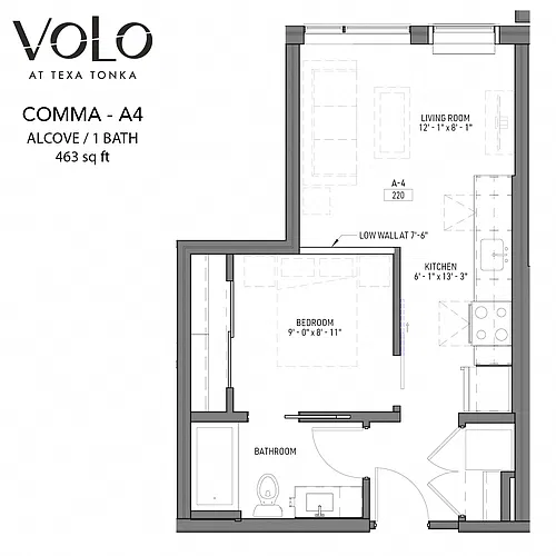 Floor plan Comma - ALCOVE