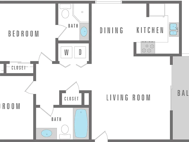 2 Bedroom 2 Bath 2 Bedroom 2 Bath