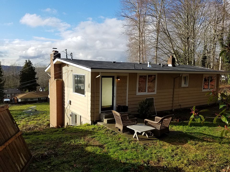 Back of house, new roof.