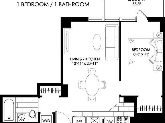 2nd image of 50 W 93rd St #506F