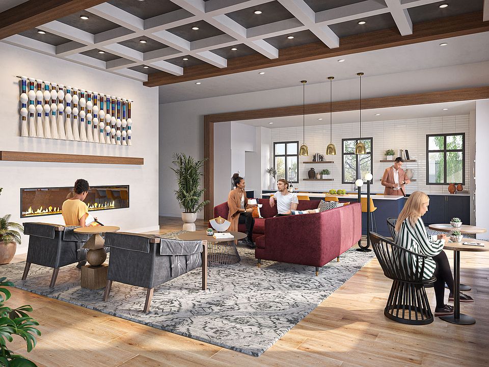 Fireplace Lounge & Community Kitchen
