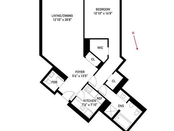 2nd image of 146 W 57th St APT 44B