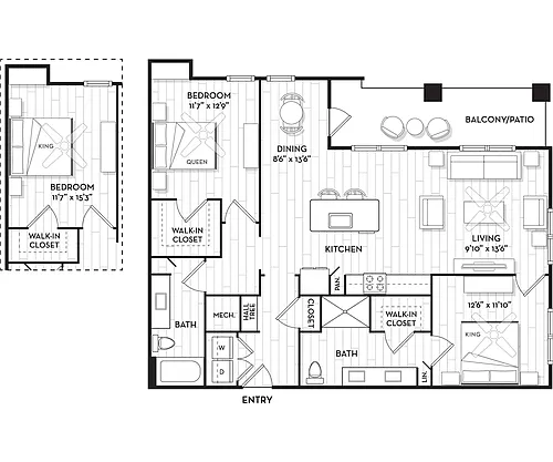 Floor plan The Seabrook