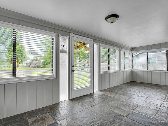 Front entrance, sunroom