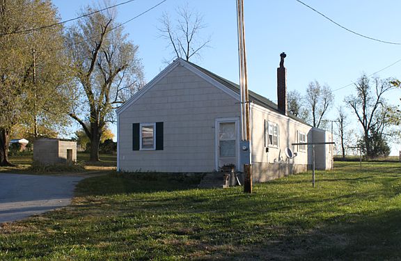 Southwest side of house