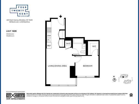 2nd image of 420 Kent Ave APT 1001