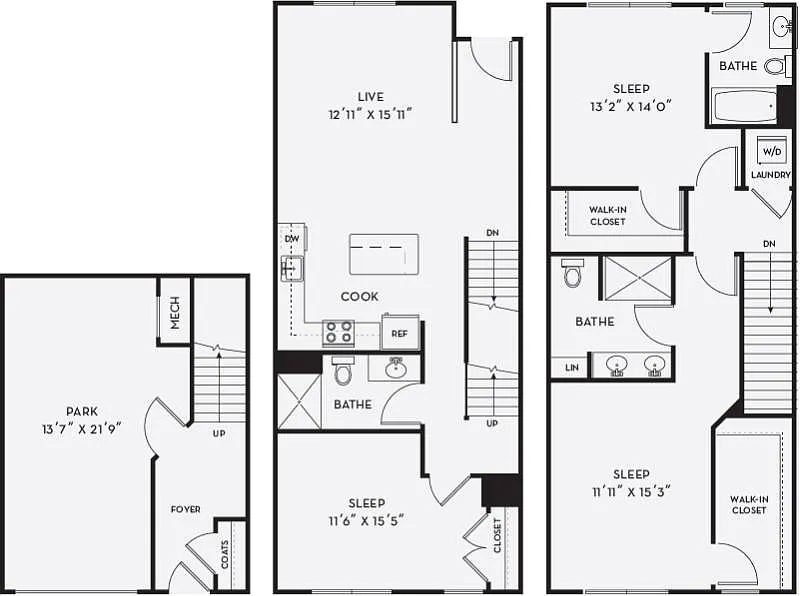 Floor plan TH1