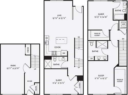 Floor plan TH2