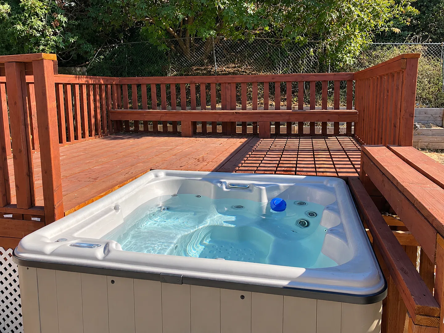 Private hot tub deck with canyon views! — Photo 2