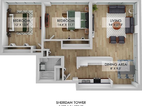 2nd image of 5649-50 N Sheridan Rd #2A