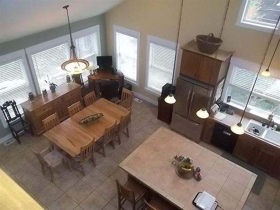 Overhead view Kitchen