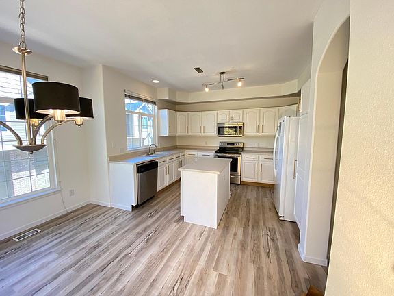 Kitchen from dining area