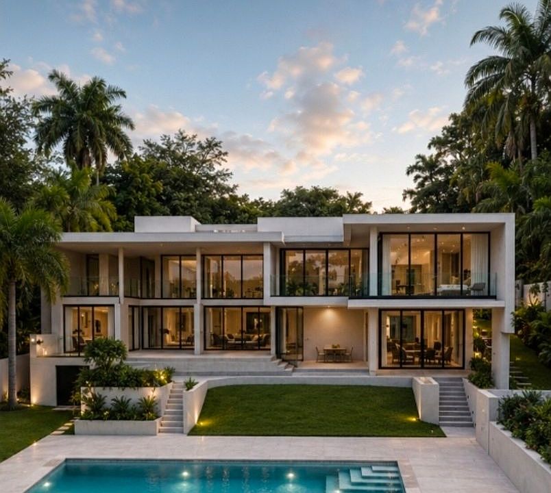 Rendering Backyard with pool
