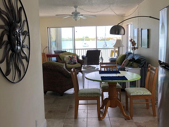The kitchen has a harbor view also!