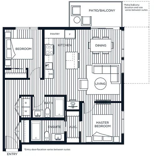 Floor plan A-405