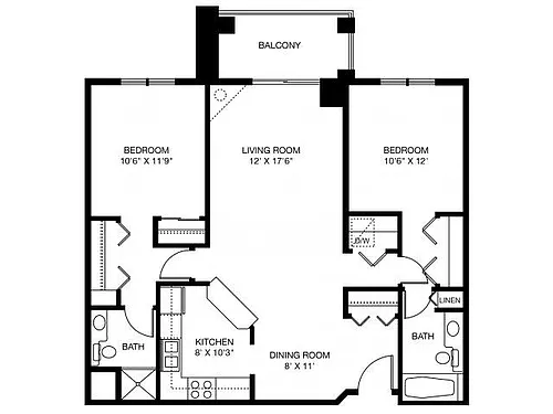 Floor plan 2C