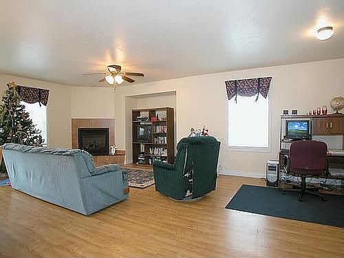 Giant main floor family room is part of expansive great room
