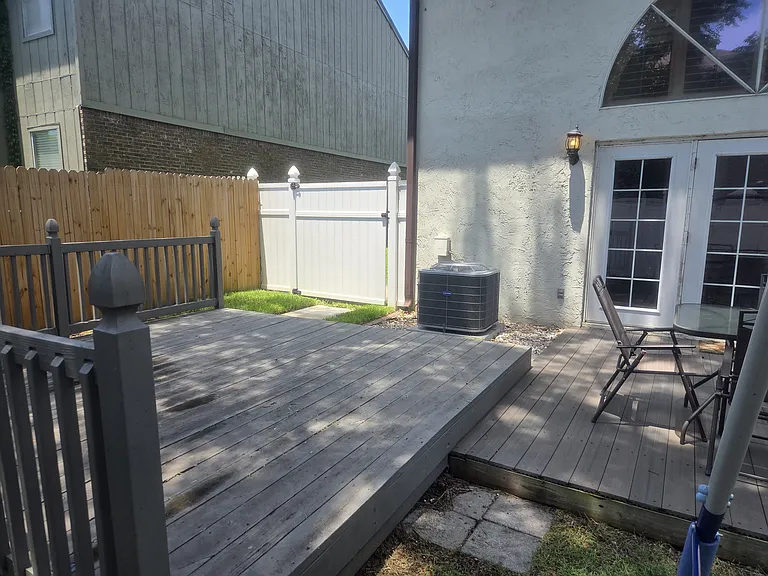 100% fenced backyard