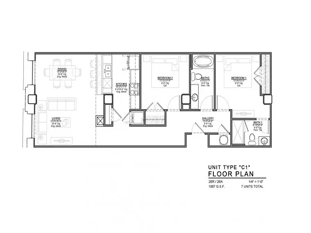 Floor plan C1