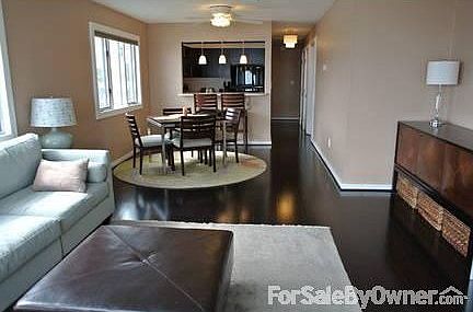 Open concept Living/Dining/Kitchen