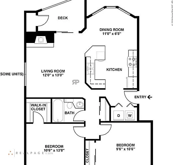 2x1 Floorplan w/ Dimensions 2x1 Floorplan w/ Dimensions