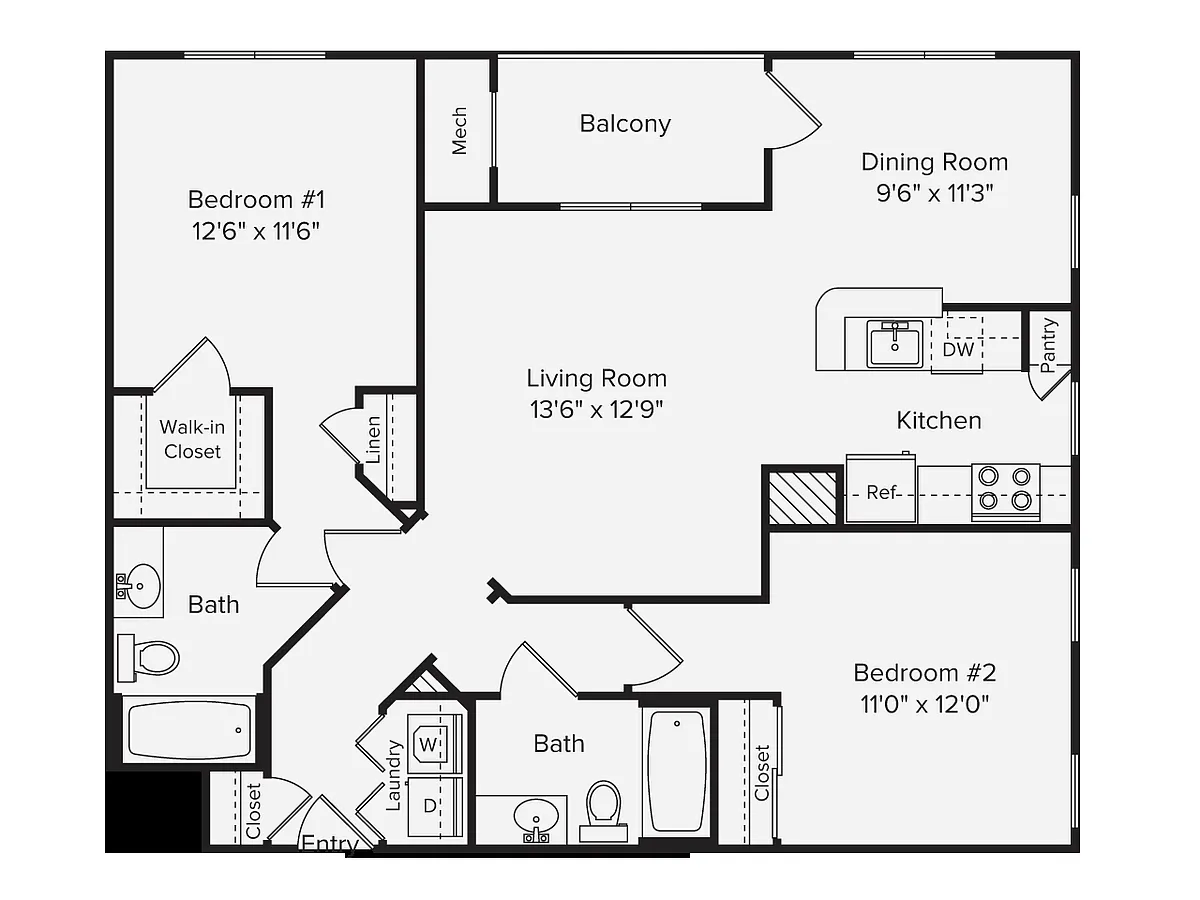 Floor plan B7
