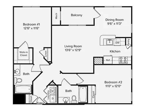 Floor plan B7