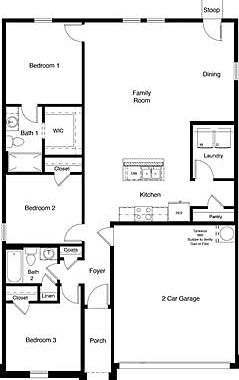 D.R. Horton''s Anderson Floorplan - All Home and community information, including pricing, included features, terms, availability and amenities, are subject to change at any time without notice or obligation. All Drawings, pictures, photographs, video, square footages, floor plans, elevations, features, colors and sizes are approximate for illustration purposes only and will vary from the homes as built.