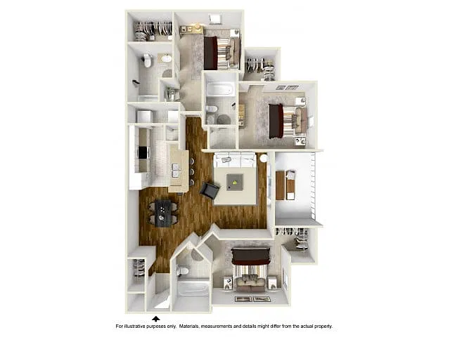 Floor plan 3/3 Classic