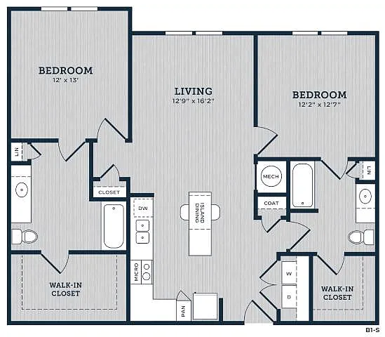 Floor plan B1