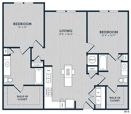 Floor plan B1