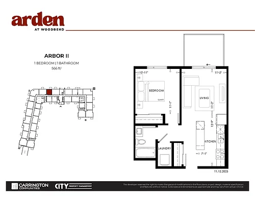Floor plan Arbor II