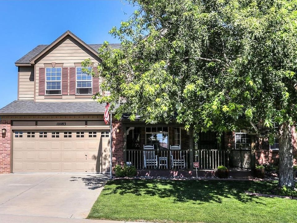 Front yard with beautiful landscaping
