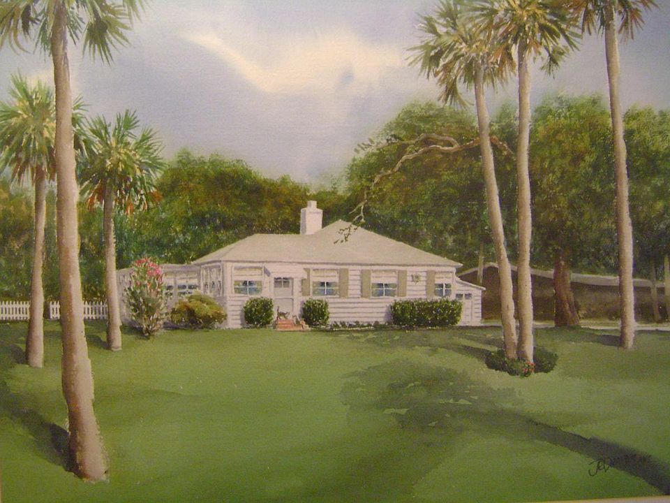 Front of home painting