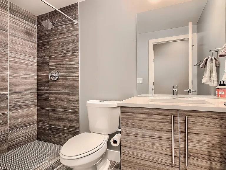 Basement bathroom.