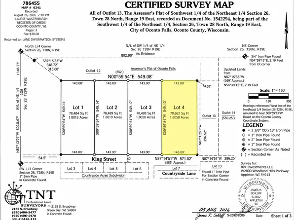 King St #4, Oconto Falls, WI 54154