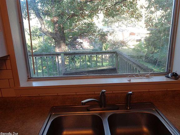 View of backyard