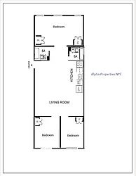 Rented by Alpha Properties NYC I LLC