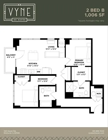 Final - Vyne On Haven - Floor Plans - 2 BED B - TYPE B Final - Vyne On Haven - Floor Plans - 2 BED B - TYPE B