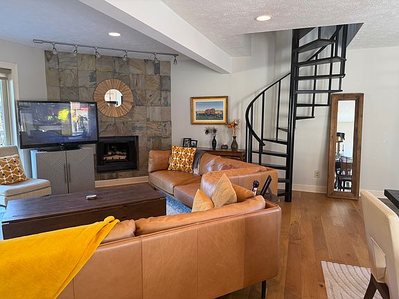 main living room with gas fireplace