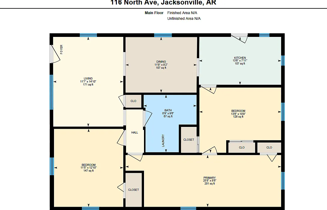 3 bed, 1026 sqft, $1,250 — Photo 2