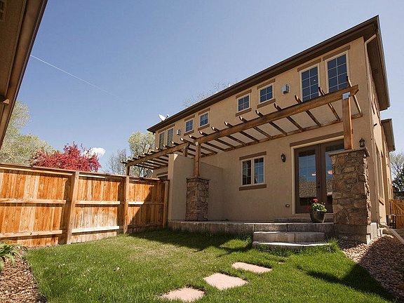 Back patio and yard