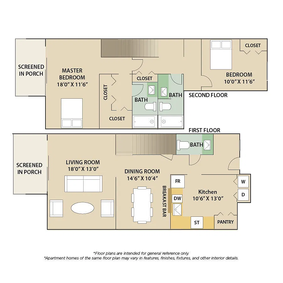 Floor plan Monte Cristo Townhouse