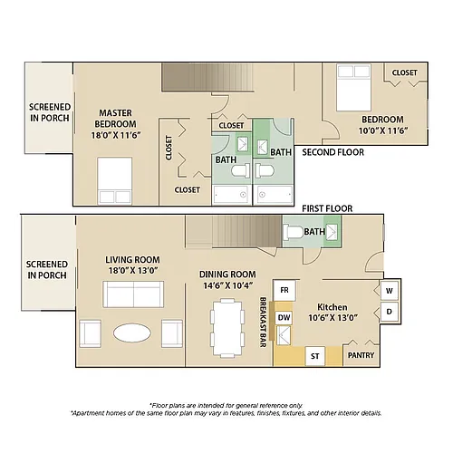 Floor plan Monte Cristo Townhouse