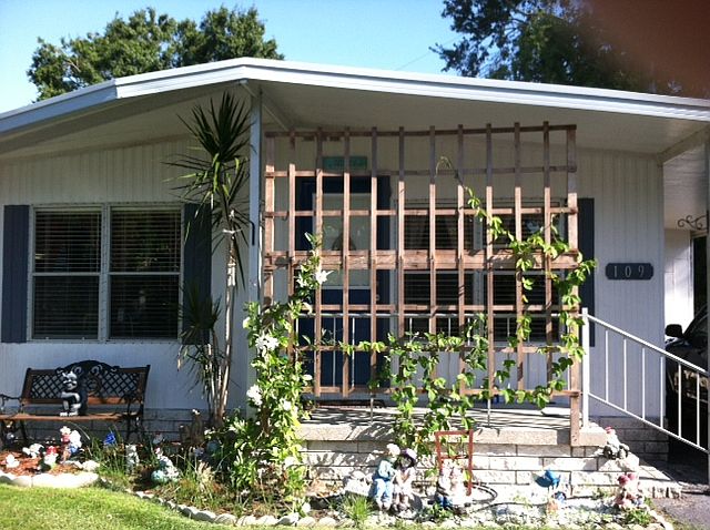 front of the home