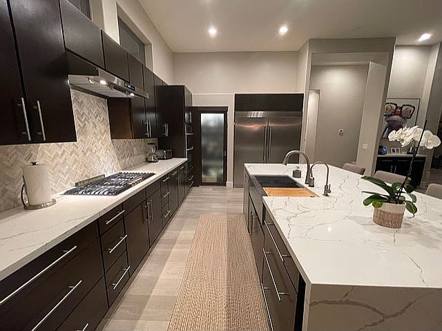 Grand custom kitchen