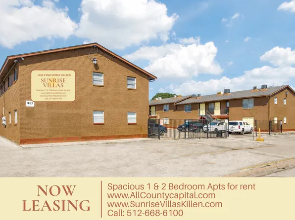 Sunrise Villas | 1403 North 2nd Street | Affordable 1 & 2 Bedroom Apts in Killeen Near Fort Hood