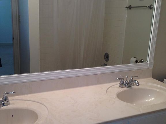 master bath with double vanity