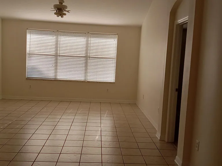 Living room viewed from the front doorway.