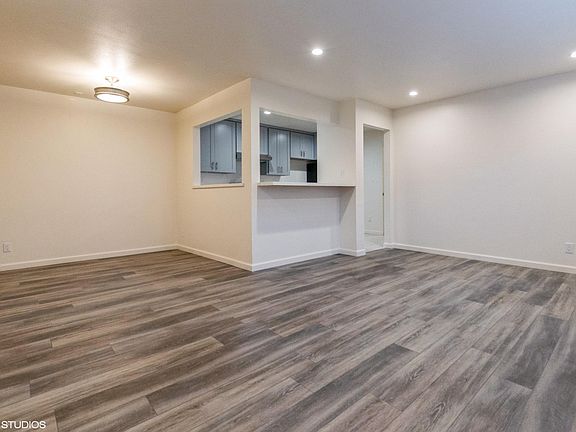 Family room and dining room